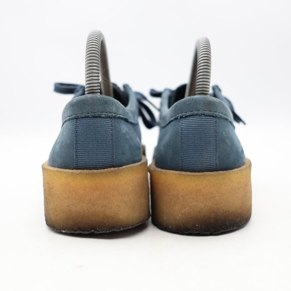 Clarks Originals Wallabee Cup Navy Nubuck Women's 8 M Crepe Sole Casual - Picture 5 of 10